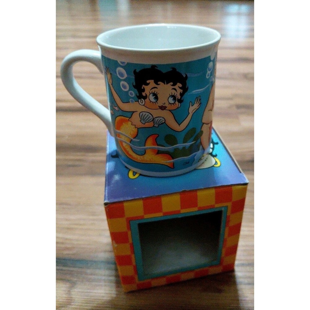 Vtg Betty Boop Mermaid Coffee/Tea Mug. Made In Japan.